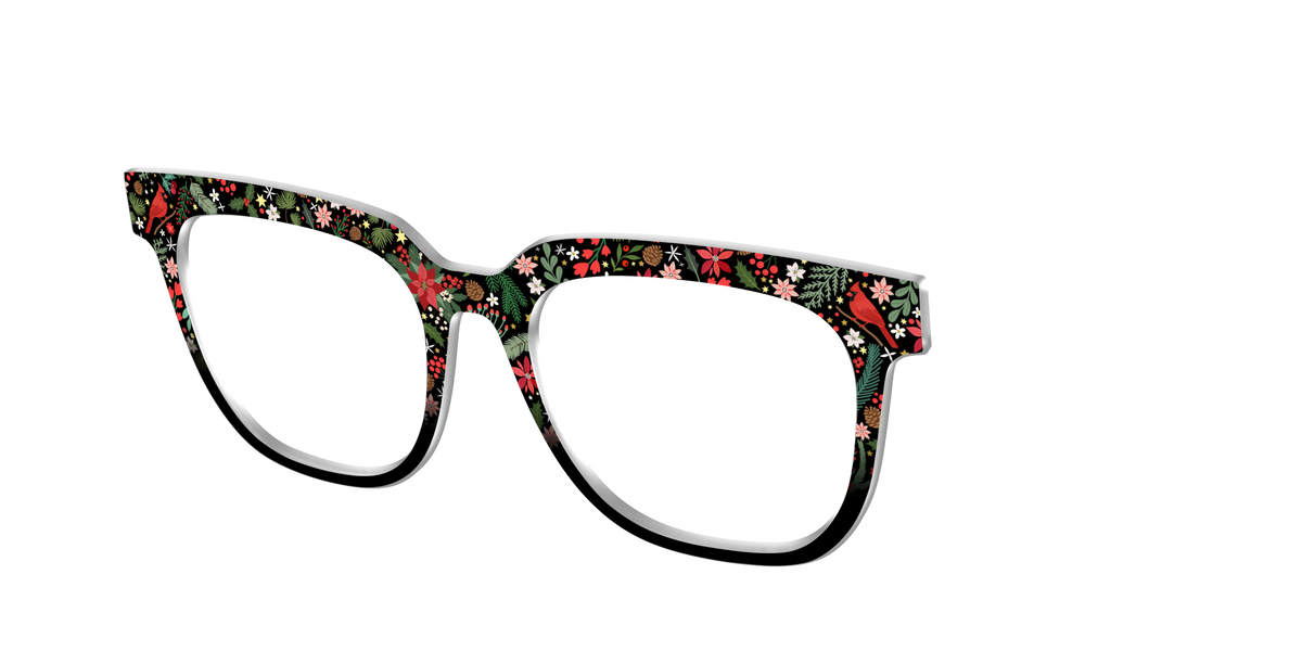 The Winter Wonderland Floral - Angle Top Image - Pair Eyewear