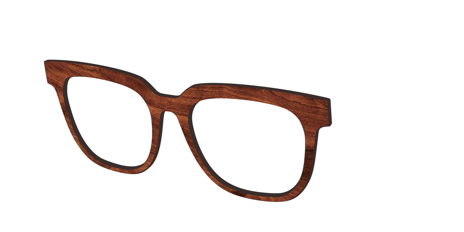 The Woodgrain - Angle Top Image - Pair Eyewear