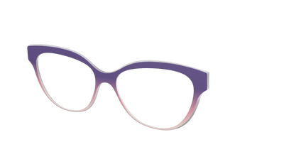 The Acai to Blush Gradient - Angle Top Thumbnail - Pair Eyewear