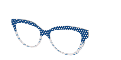The Aegean Polka Dot Print Mix - Angle Top Thumbnail - Pair Eyewear