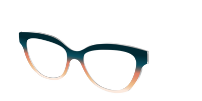 The Aegean to Apricot Gradient - Angle Top Thumbnail - Pair Eyewear
