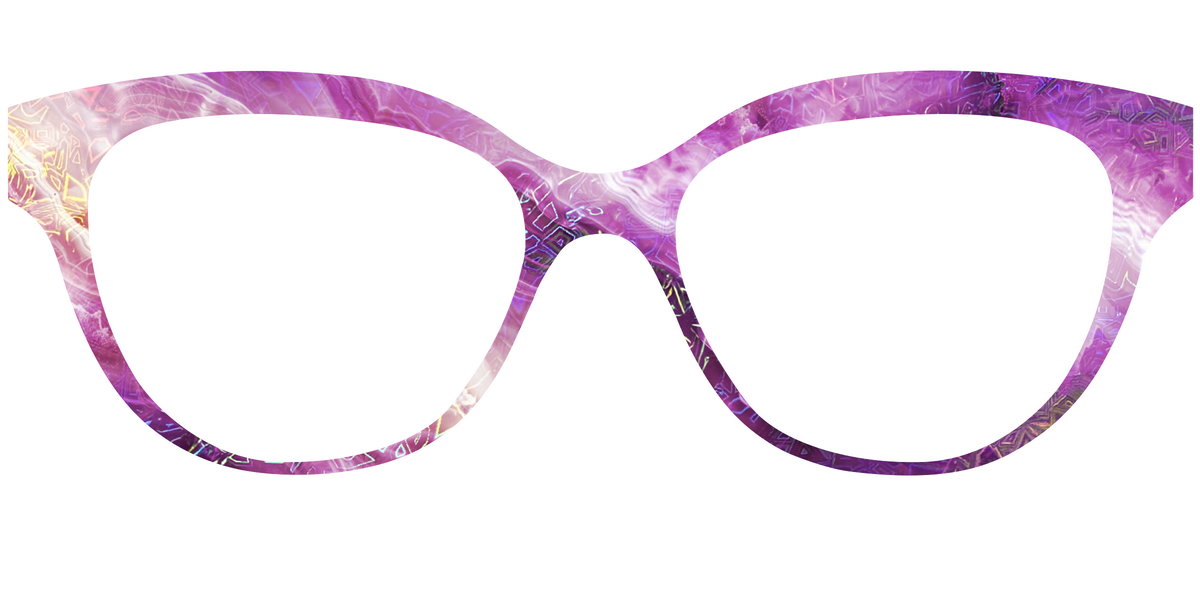 The Amethyst Geode - Front Top Image - Pair Eyewear