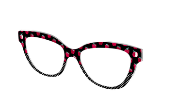 The Apple Polka Dot Split - Angle Top Thumbnail - Pair Eyewear