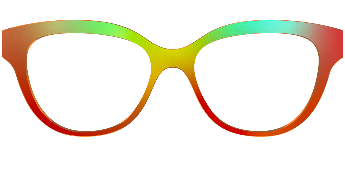 The Apricot Ombre - Front Top Image - Pair Eyewear