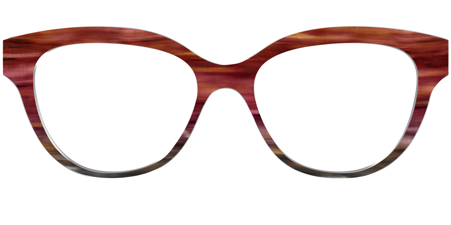 The Auburn Gradient Horn - Front Top Image - Pair Eyewear