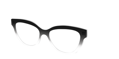The Black Gradient Crystal - Angle Top Thumbnail - Pair Eyewear