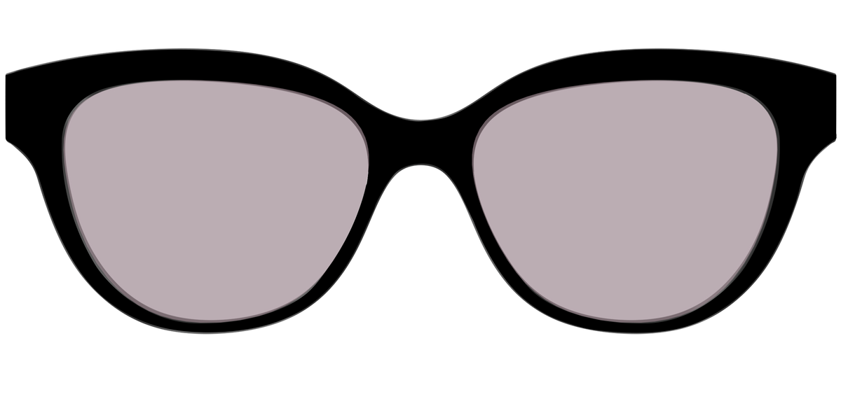 The Black with Gray Gaming lens - Front Top Image - Pair Eyewear