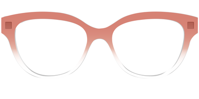 The Burnt Orange Gradient Crystal - Front Top Thumbnail - Pair Eyewear