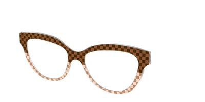 The Cappuccino Check Split - Angle Top Thumbnail - Pair Eyewear