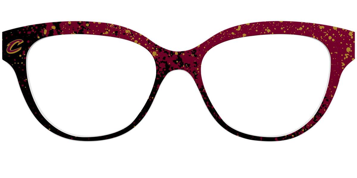 The Cavaliers Splatter - Front Top Image - Pair Eyewear