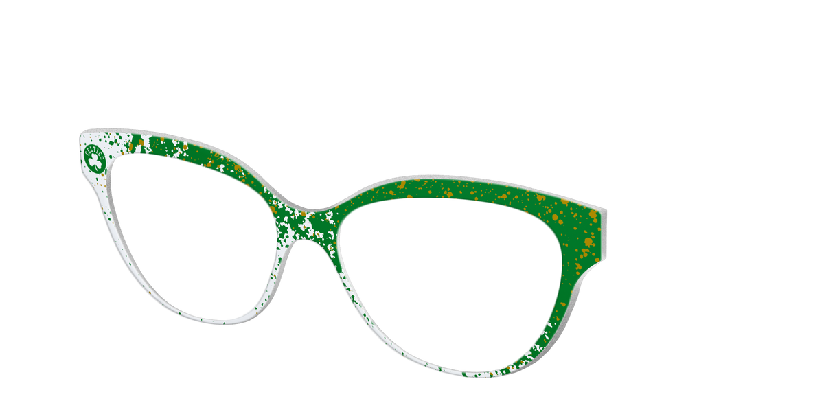 Celtics Splatter - Angle Top Image - Pair Eyewear