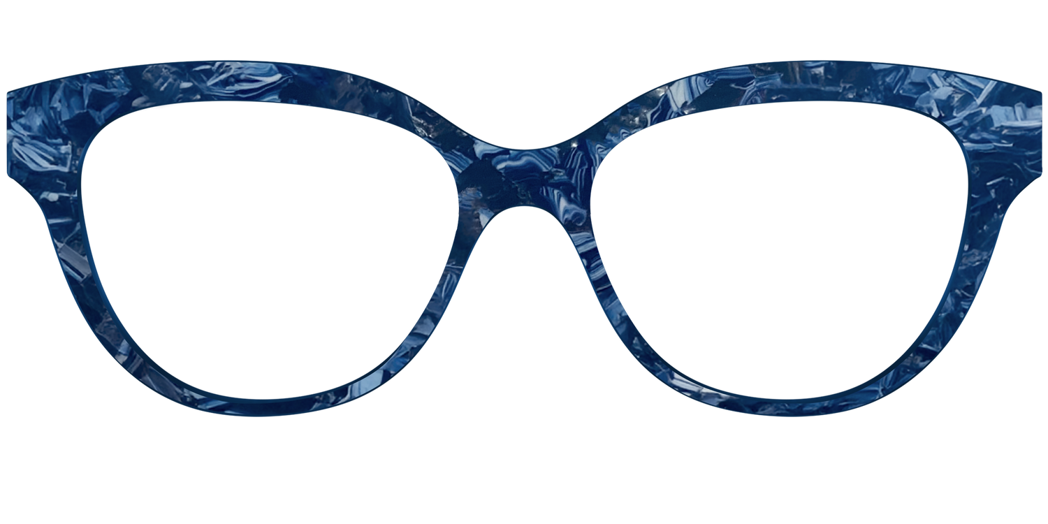 The Deep Slate Pearl Marble - Front Top Image - Pair Eyewear