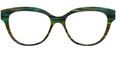 The Emerald Gradient Horn - Front Top Thumbnail - Pair Eyewear