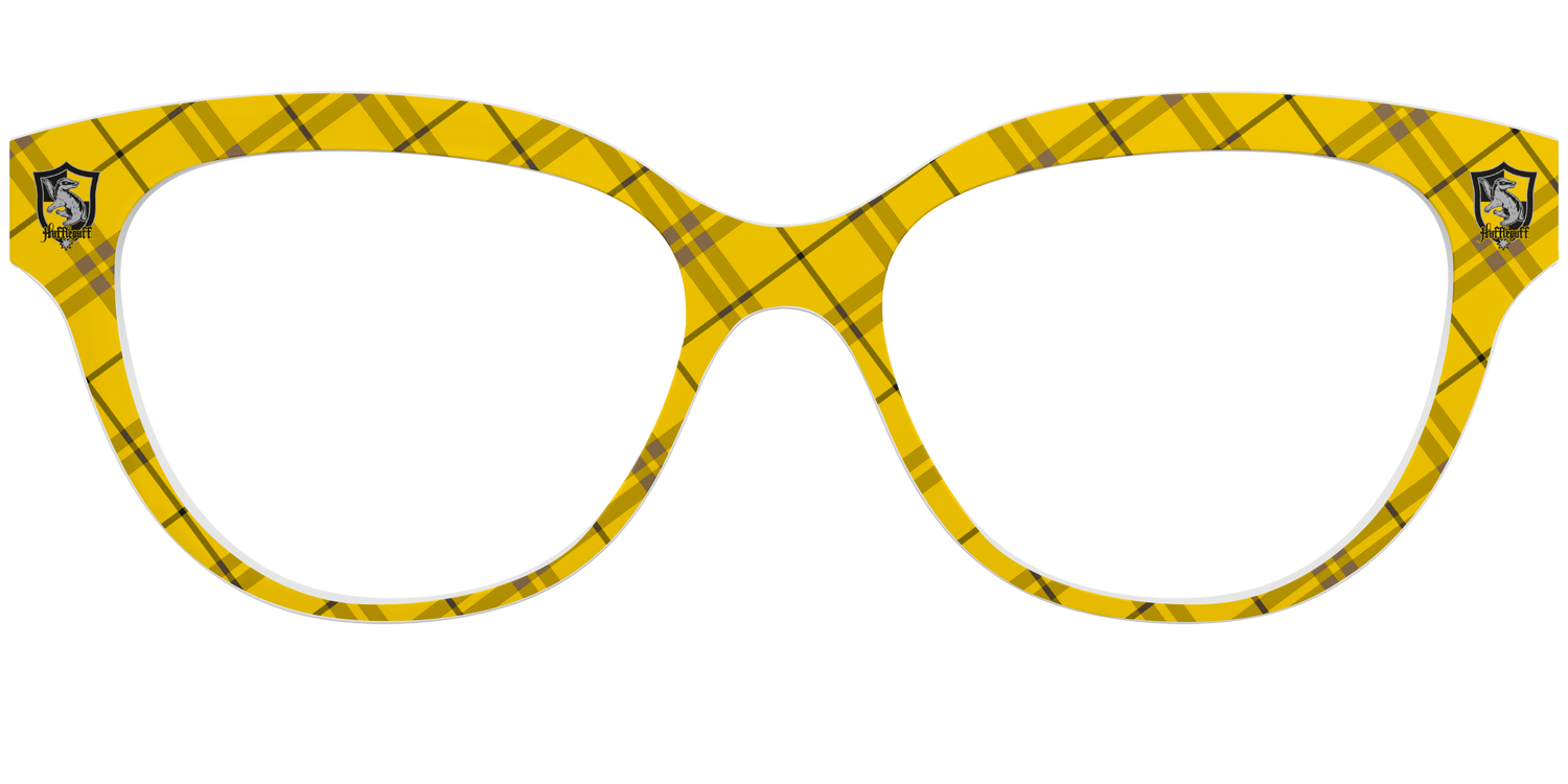 The Hufflepuff™ Plaid - Front Top Image - Pair Eyewear
