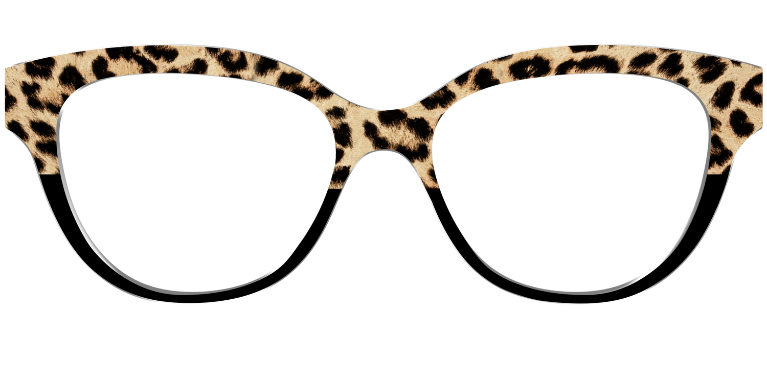 The Leopard Spots Split - Front Top Image - Pair Eyewear
