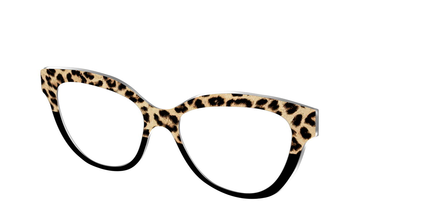 The Leopard Spots Split - Angle Top Image - Pair Eyewear