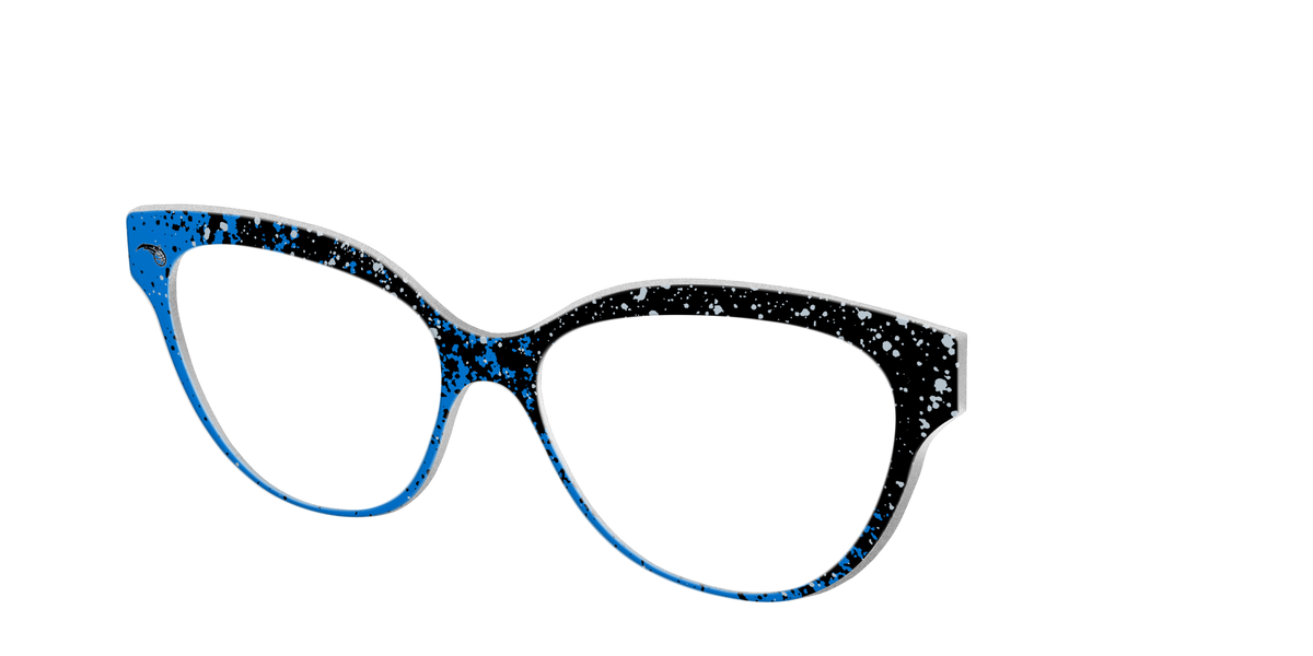 The Magic Splatter - Angle Top Image - Pair Eyewear