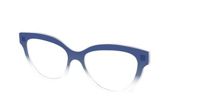 The Navy Gradient Crystal - Angle Top Thumbnail - Pair Eyewear