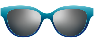 The Polarized Ocean Blue Sun Top - Front Top Thumbnail - Pair Eyewear