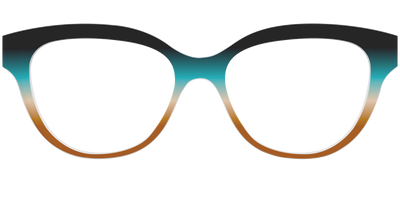 The Onyx to Rust Gradient - Front Top Thumbnail - Pair Eyewear