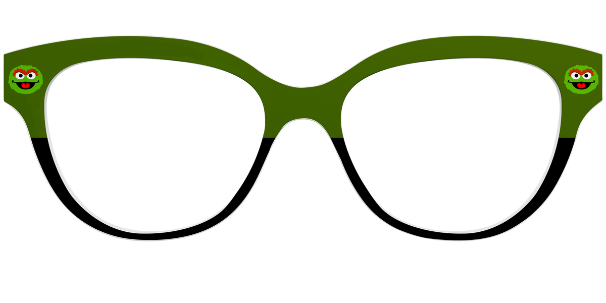 The Oscar the Grouch - Front Top Image - Pair Eyewear