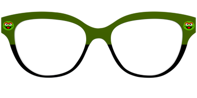 The Oscar the Grouch - Front Top Thumbnail - Pair Eyewear