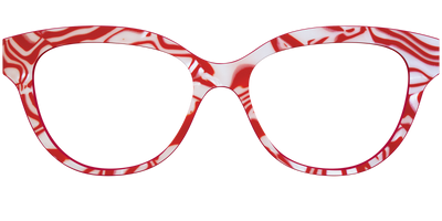The Peppermint Swirl - Front Top Thumbnail - Pair Eyewear