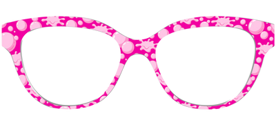 The Pink Pop Bubbles - Front Top Thumbnail - Pair Eyewear