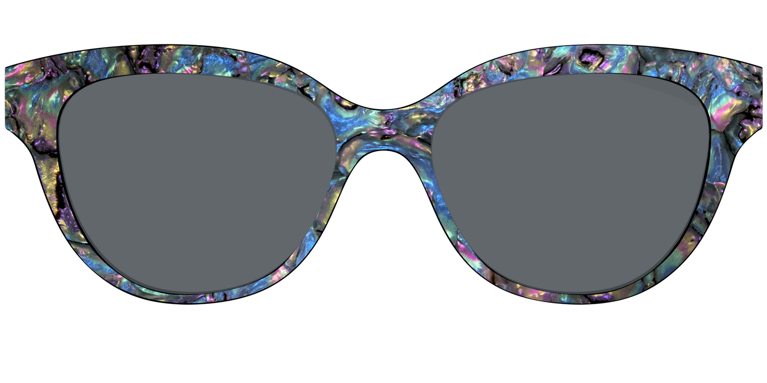 The Polarized Midnight Abalone Sun Top - Front Top Image - Pair Eyewear