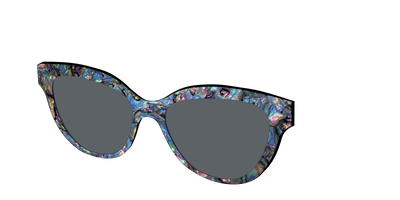 The Polarized Midnight Abalone Sun Top - Angle Top Thumbnail - Pair Eyewear