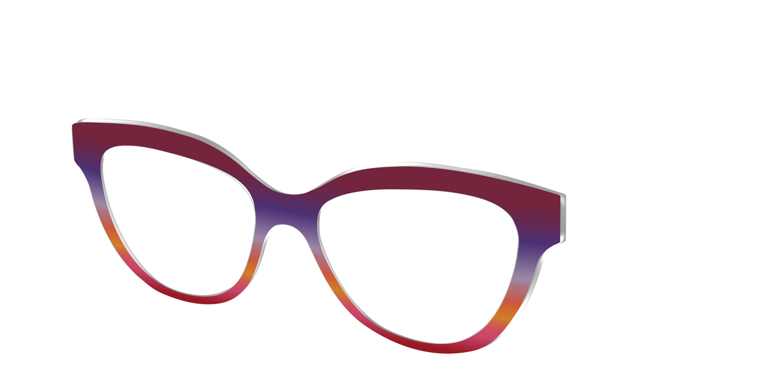 The Primary Gradient - Angle Top Image - Pair Eyewear
