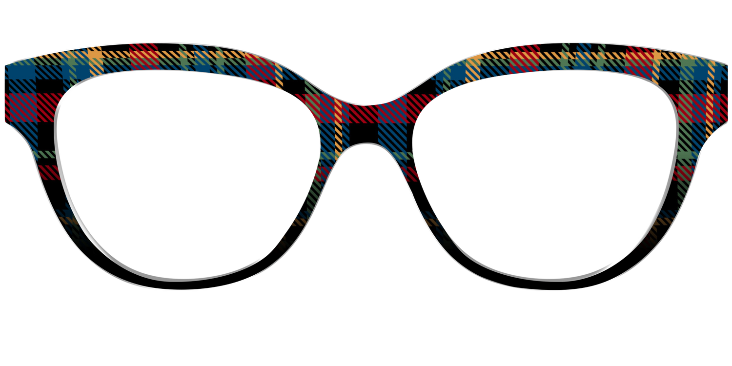 The Principal Plaid - Front Top Image - Pair Eyewear