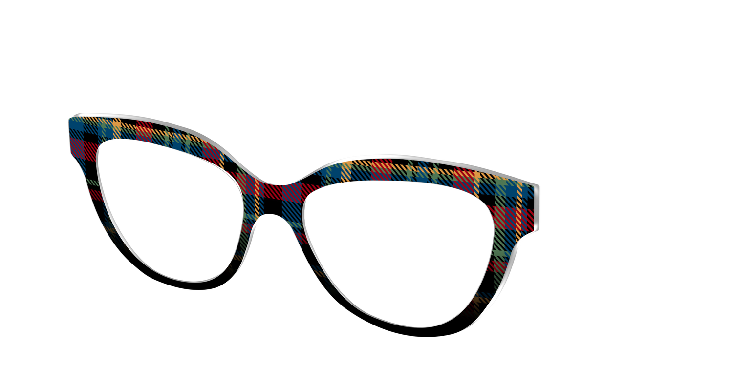 The Principal Plaid - Angle Top Image - Pair Eyewear