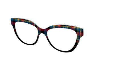 The Principal Plaid - Angle Top Thumbnail - Pair Eyewear