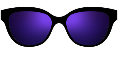 The Polarized Purple Reflective Sun Top - Front Top Thumbnail - Pair Eyewear