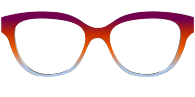 The Raspberry to Periwinkle Gradient - Front Top Thumbnail - Pair Eyewear