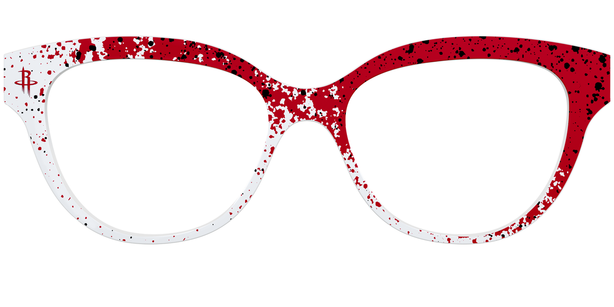 Rockets Splatter - Front Top Image - Pair Eyewear
