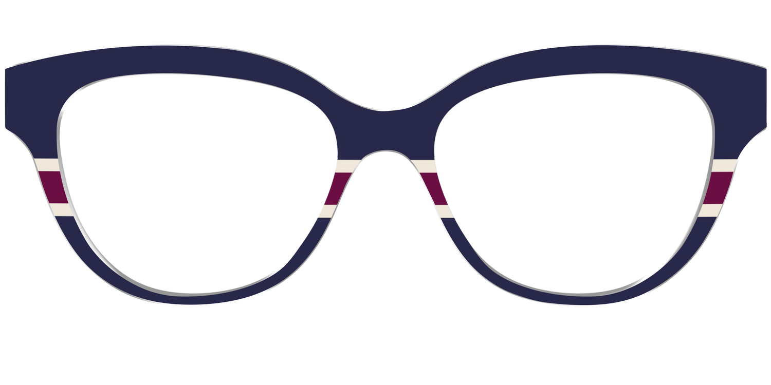 The Rugby Stripes - Front Top Image - Pair Eyewear