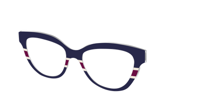 The Rugby Stripes - Angle Top Thumbnail - Pair Eyewear