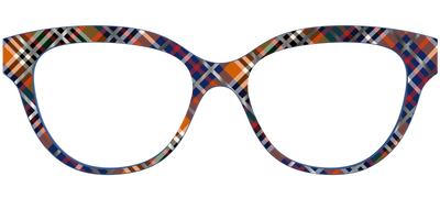 The Scholastic Plaid with Foil - Front Top Thumbnail - Pair Eyewear