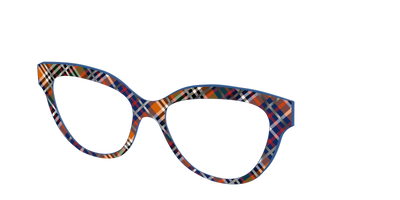 The Scholastic Plaid with Foil - Angle Top Thumbnail - Pair Eyewear