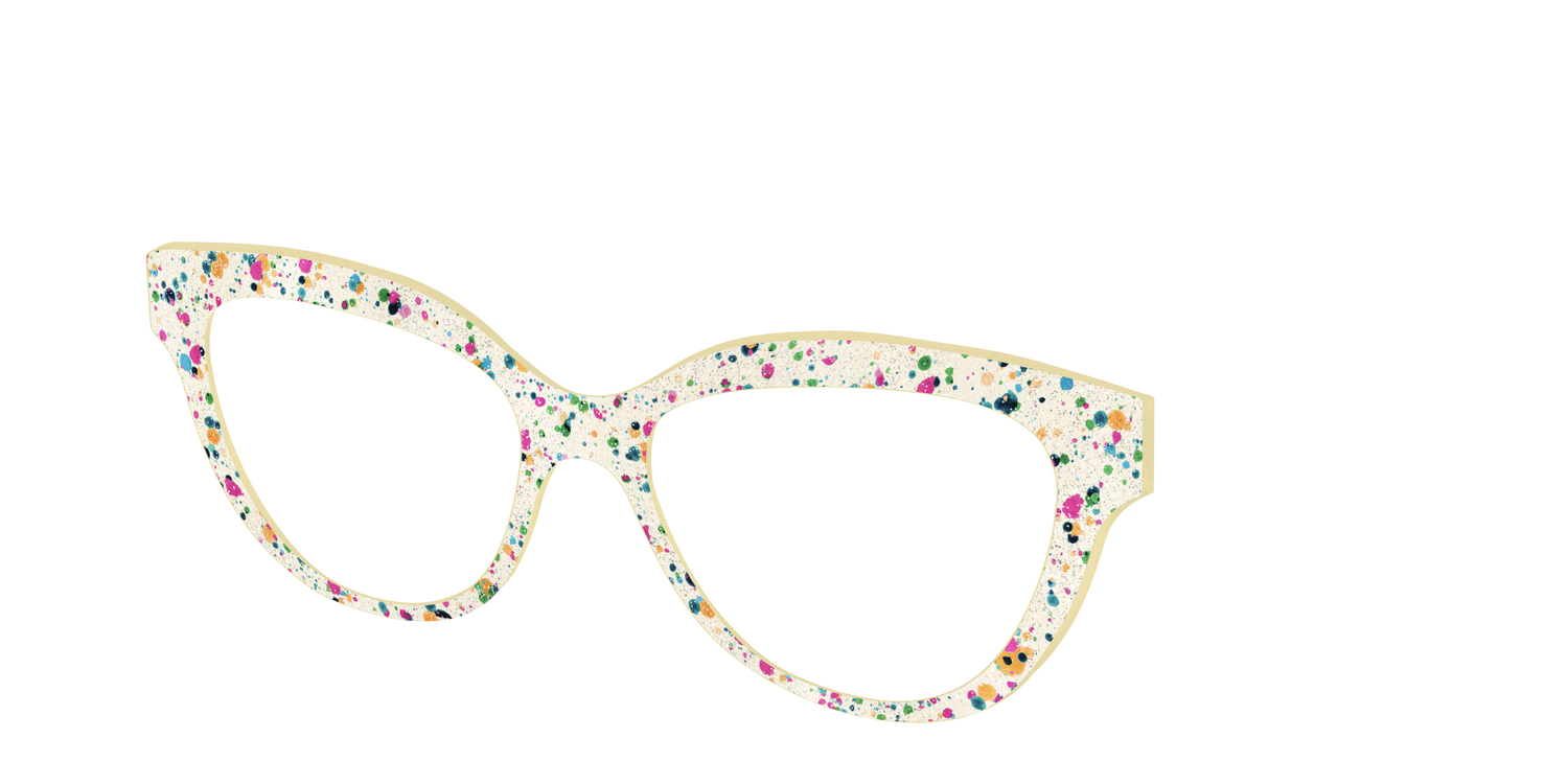 The Shimmer Speckled Egg - Angle Top Image - Pair Eyewear