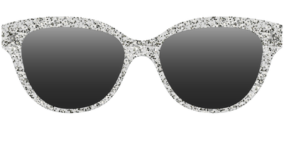 The Polarized Silver Sparkle Sun Top - Front Top Thumbnail - Pair Eyewear
