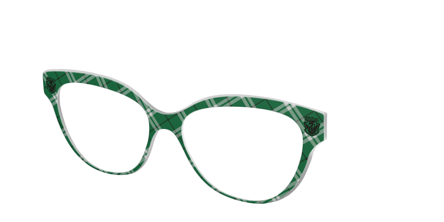 The Slytherin™ Plaid - Angle Top Image - Pair Eyewear