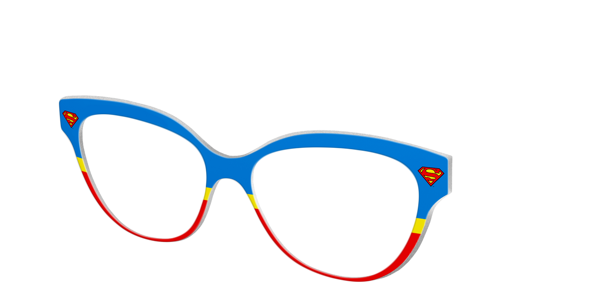The Superman Suit - Angle Top Image - Pair Eyewear