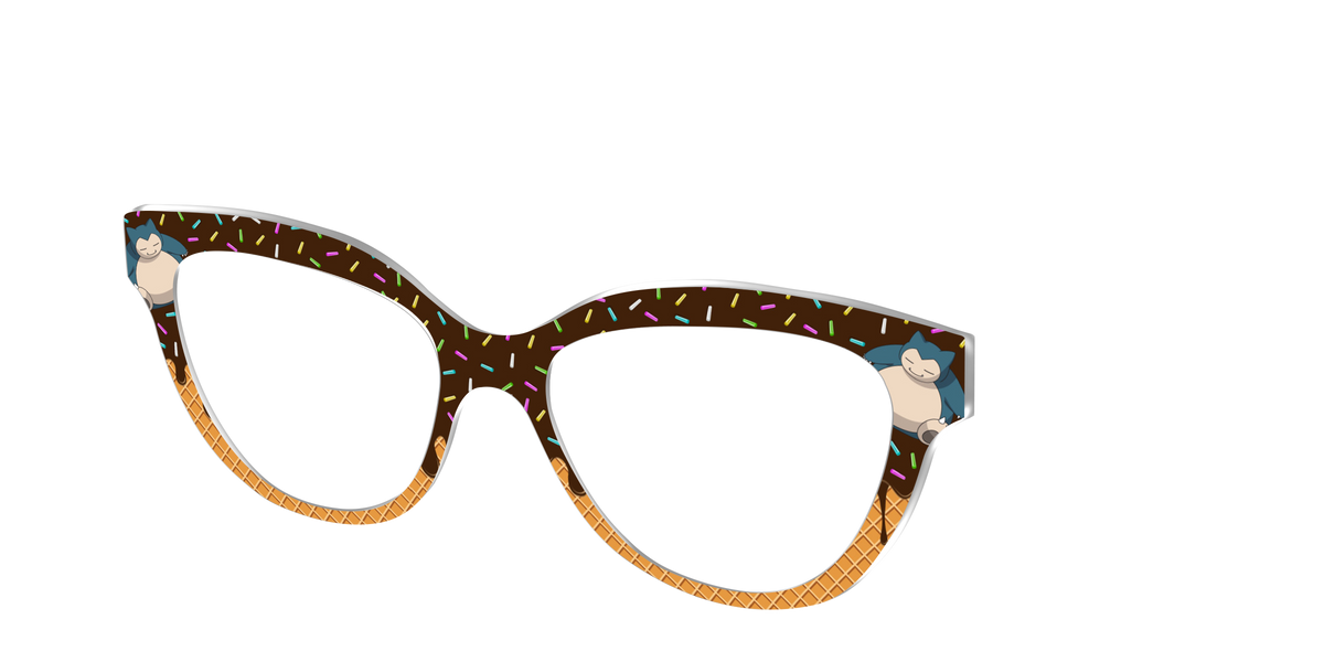 Sweet on Snorlax - Angle Top Image - Pair Eyewear