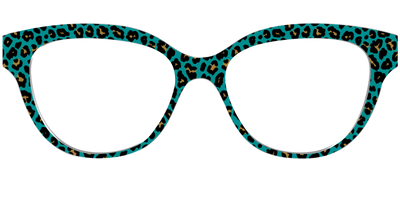 The Teal Leopard - Front Top Thumbnail - Pair Eyewear