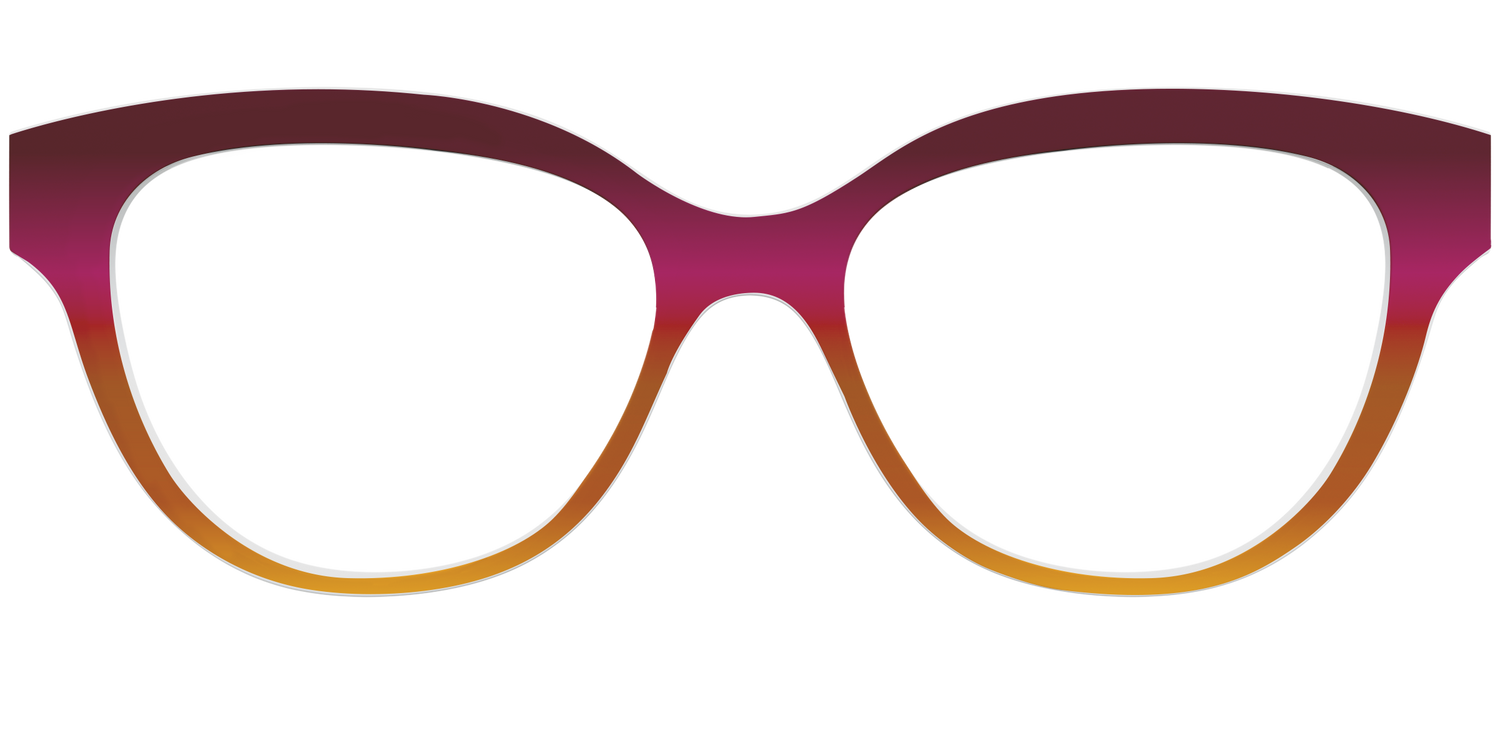 The Umber to Ochre Gradient - Front Top Image - Pair Eyewear