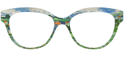 The View of Auvers-Sur-Oise - Front Top Thumbnail - Pair Eyewear