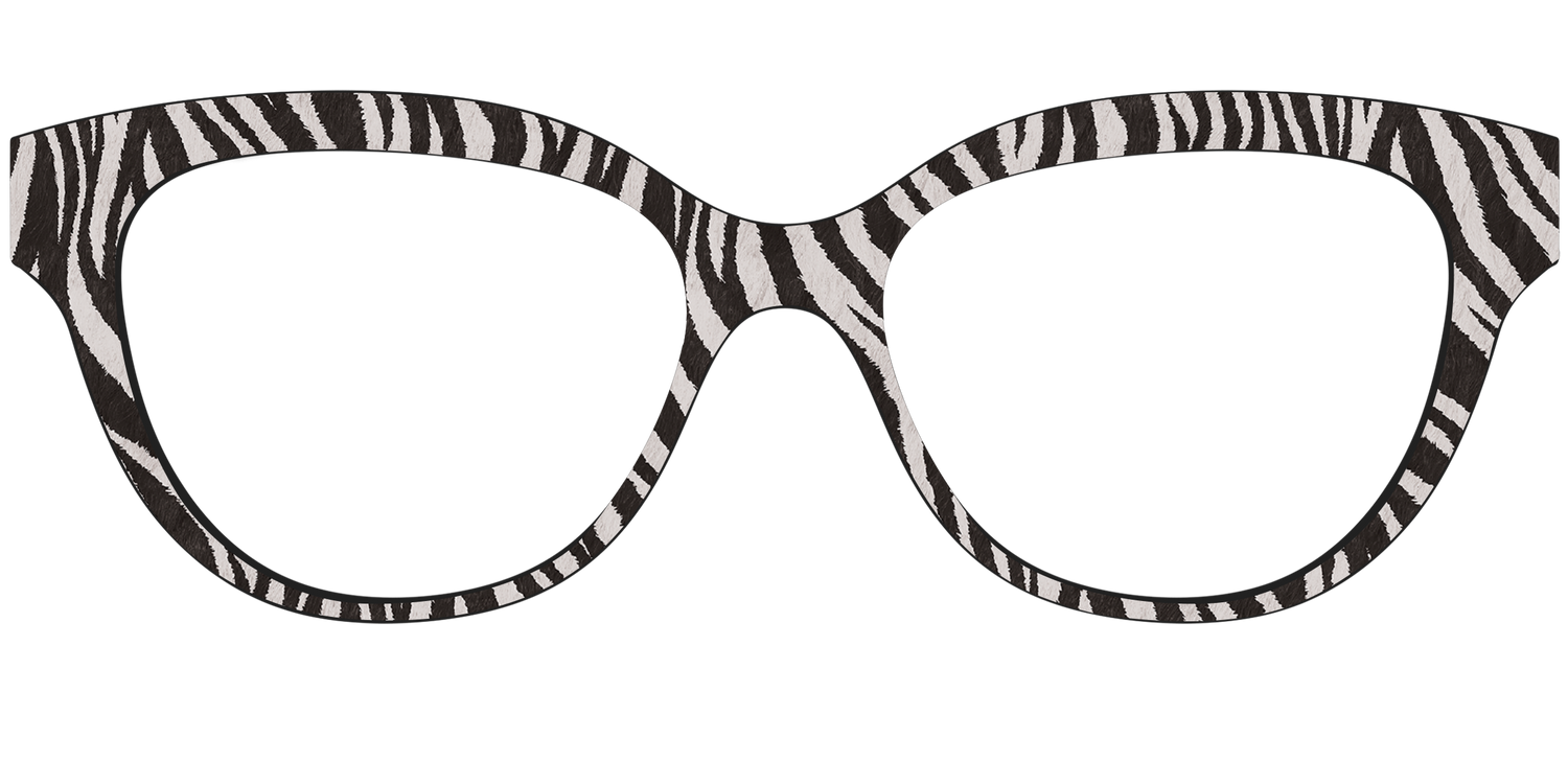 The Zebra Stripes - Front Top Image - Pair Eyewear
